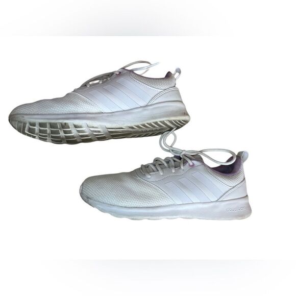 Adidas Women's White/Purple QT Racer 2.0 Running Shoes Size 7.5” - Picture 3 of 8